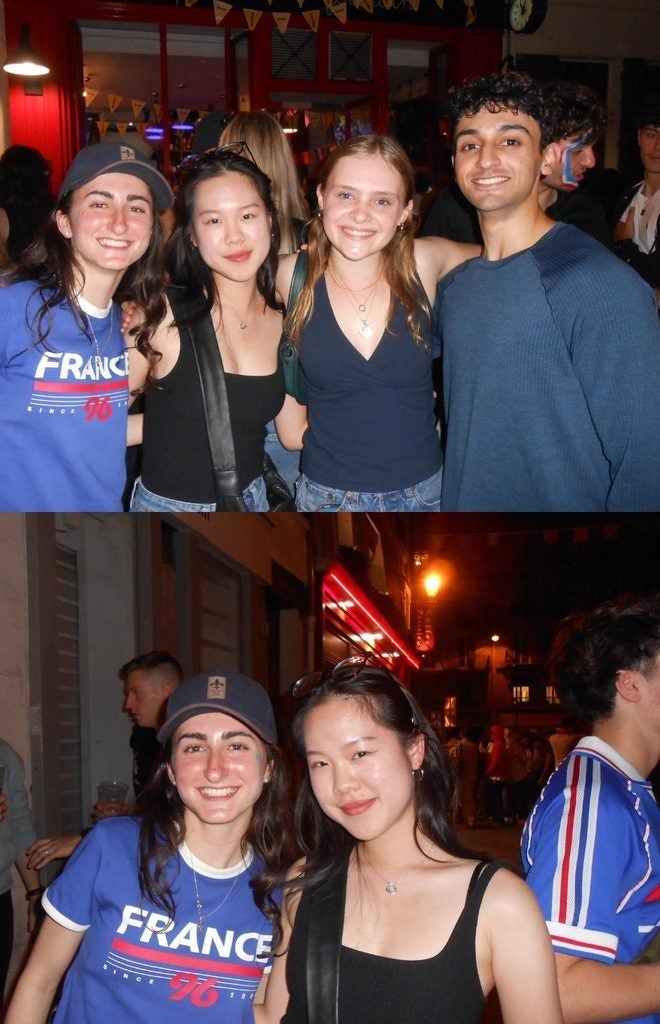 A group of young students smiling