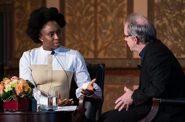 Chimamanda Ngozi Adichie and Georgetown's Paul Elie