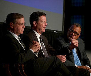 Chuck Rosenberg, James Comey and Edward Montgomery