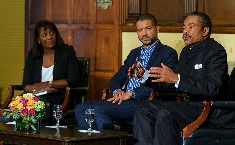 Dwandalyn Reece, Jason Moran, Maurice Jackson sit down and discuss jazz in Washinto, D.C.