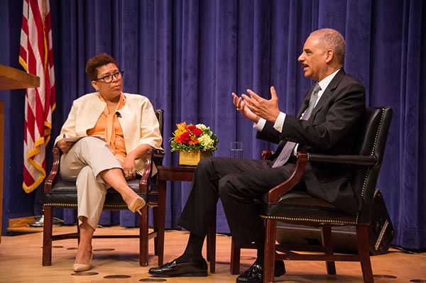 Michel Martin and Eric Holder