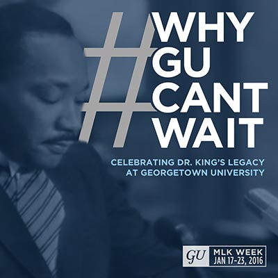 Martin Luther King Jr. looks pensively in photo with #WhyGUCantWait