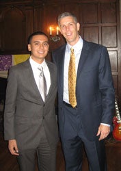 Alberto Morales and Arne Duncan