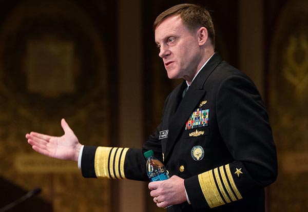 U.S. Navy Admiral Michael Rogers