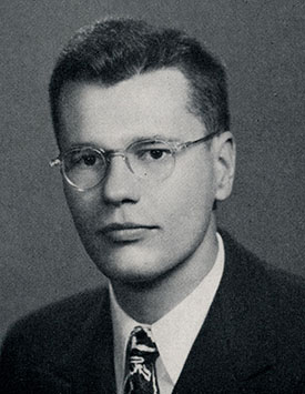 John Dingell as a student at Georgetown
