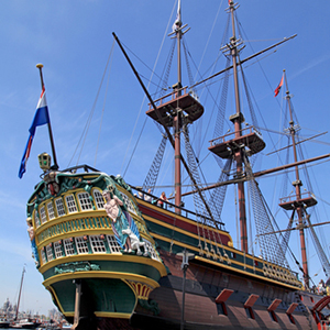 replica of dutch war ship