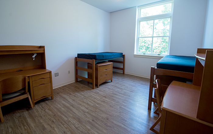 Image of a Bed in a Student Room in the Spirit of Georgetown Residential Academy.
