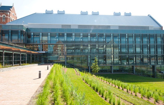 A photo of Regents from the Regents lawn.