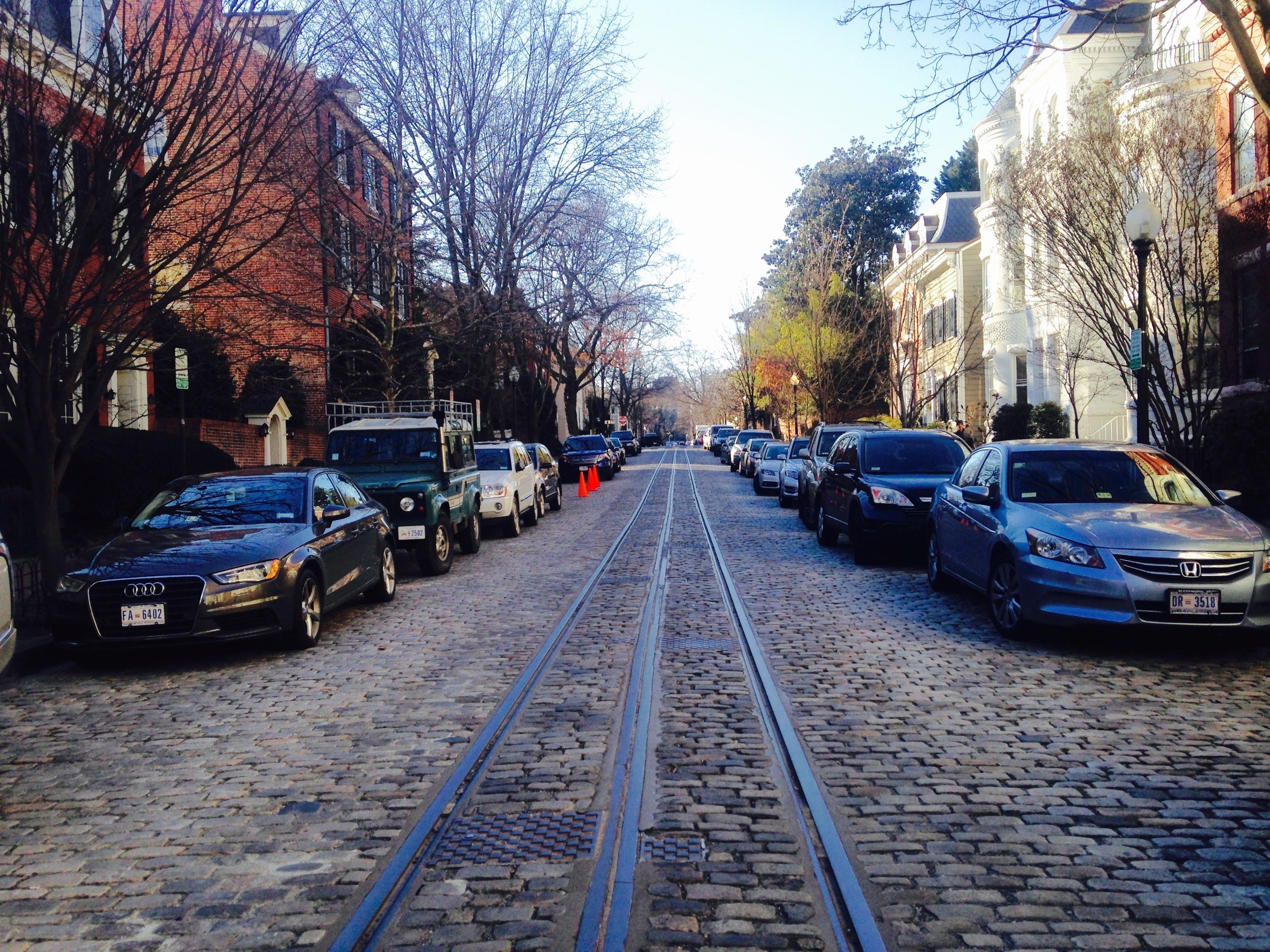 The Georgetown neighborhood on a fall day