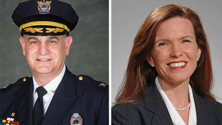 Side-by-side head shots of of Jay Gruber and Marisa Randazzo.